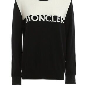 Moncler Women's Sweater in Black and Cream